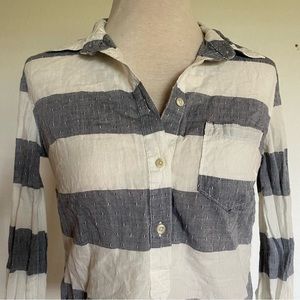 Merona button down top